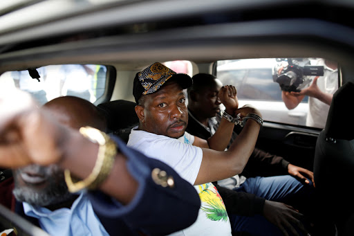 Nairobi Governor Mike Sonko after being arrested on December 6, 2019.