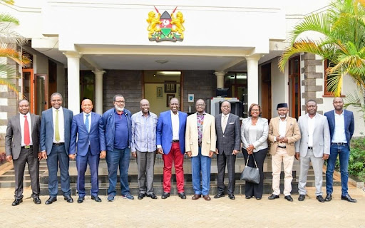 Devolution Empowerment Party (DEP) led by  chairperson Kiraitu Murungi  meeting the Kenya Kwanza members at DP William Ruto's residence in Karen on September 2, 2022