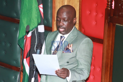 Deputy speaker Geoffrey Majiwa.