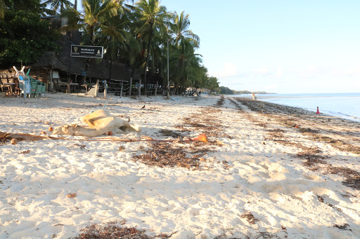 Deserted Mombasa beach