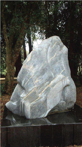 'The Bird of Peace', a magnificent sculpture by Elkana Ongesa, overlooks the graves of the late Joe and Sheila Murumbi at the Murumbi Peace Memorial in Nairobi City Park