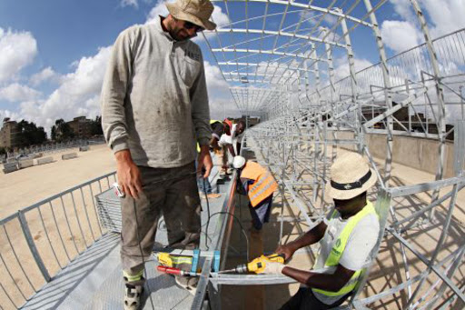 Workers.installing.terraces.at.Dandora.stadium.on.April.16.2019.PHOTO.ERICK.BARASA