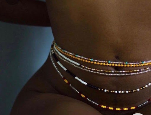 The reason women wear waist beads