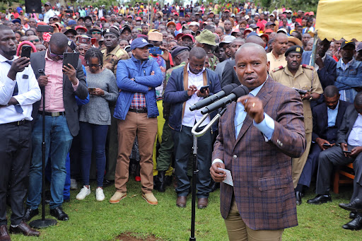 Interior CS Kithure Kindiki at Ndoleli in Igembe North