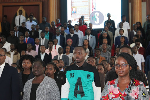 Law students and guests during the launch of the book 'The Supreme Court Settles the Law' at the University of Nairobi School of law on November 15, 2023.