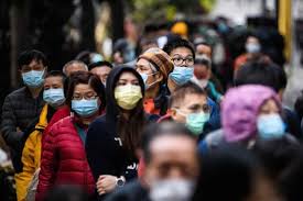 Chinese wear face masks to protect themselves from the coronavirus. 