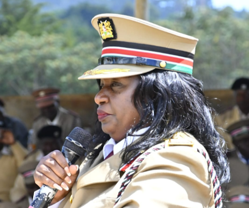 Nandi county commissioner Caroline Nzwili