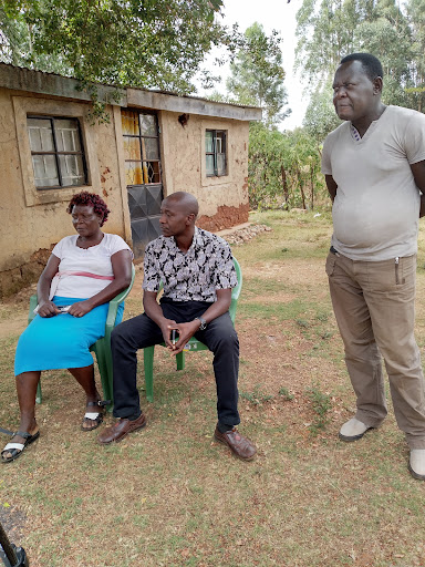 Mary Nabangala, the mother of the late stella at the family home in kiminini
