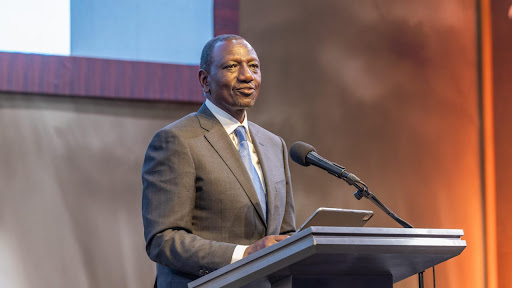 President William Ruto speaking during the opening of the JW Marriott Nairobi Nairobi on March 26, 2024