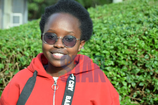 Ashley Mararo Wahu a Kenya Highschool Student who managed to score an A of 80 points. Her dream has always been to do medicine.Photo/MARGARET WANJIRU