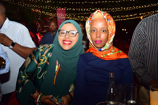 Mombasa Tourism chief marketing officer Jamila Hassan and Abbas