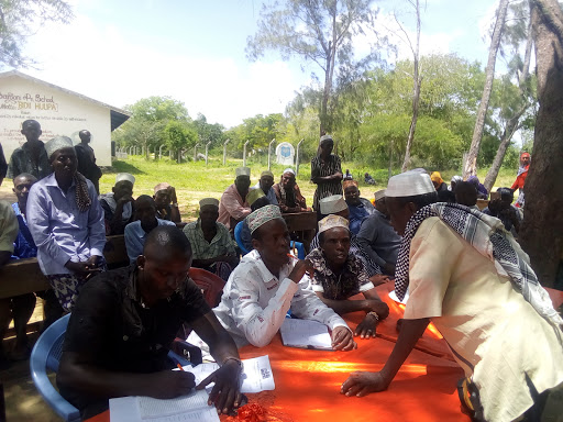 Boni elders during a meeting.