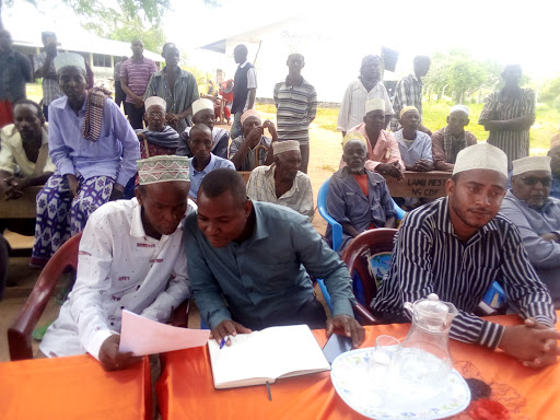 Boni elders during a meeting.