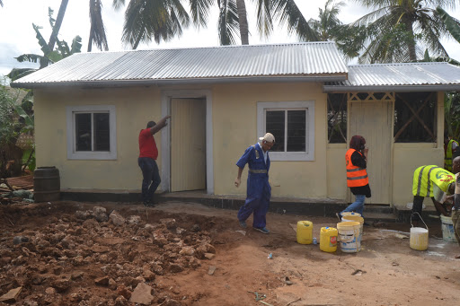 The new modern house built for Sharif at Muyeye in Malindi subcounty