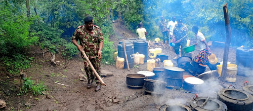 Homa Bay county security and intelligence team led by County Commissioner Moses Lilan conducted a security operation on Tuesday in Nyambare village leading to the arrest.