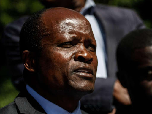 Migori Governor Okoth Obado during a press conference on Sharon's case in Nairobi, September 12, 2018. /ENOS TECHE