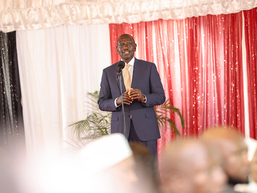 President William Ruto speaking during a Parliamentary group meeting at State House, Nairobi on November 7, 2023