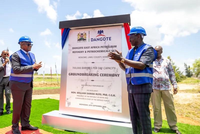 Lancement du projet de raffinerie Dangote à Lamu
